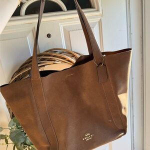 Coach Suede Tote Bag